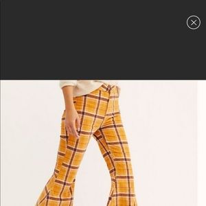 Valentino tweed plaid60s style pants